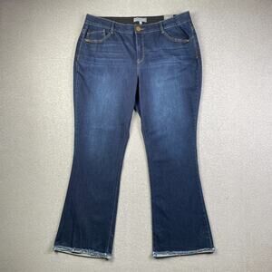 Wit & Wisdom Jeans Plus Size 22W Blue Bootcut AbSolution High Rise Itty Bitty